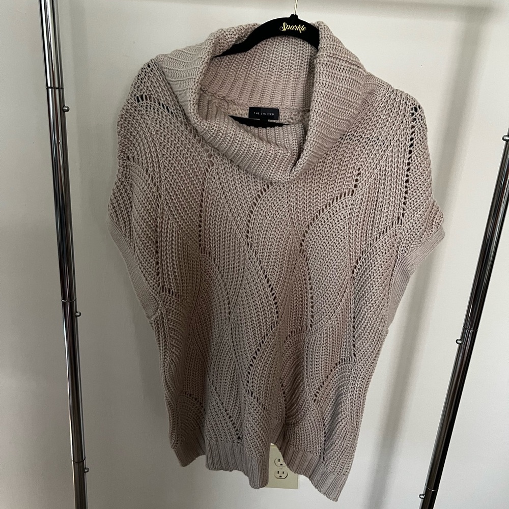The Limited Cowl Neck Short Sleeve Sweater